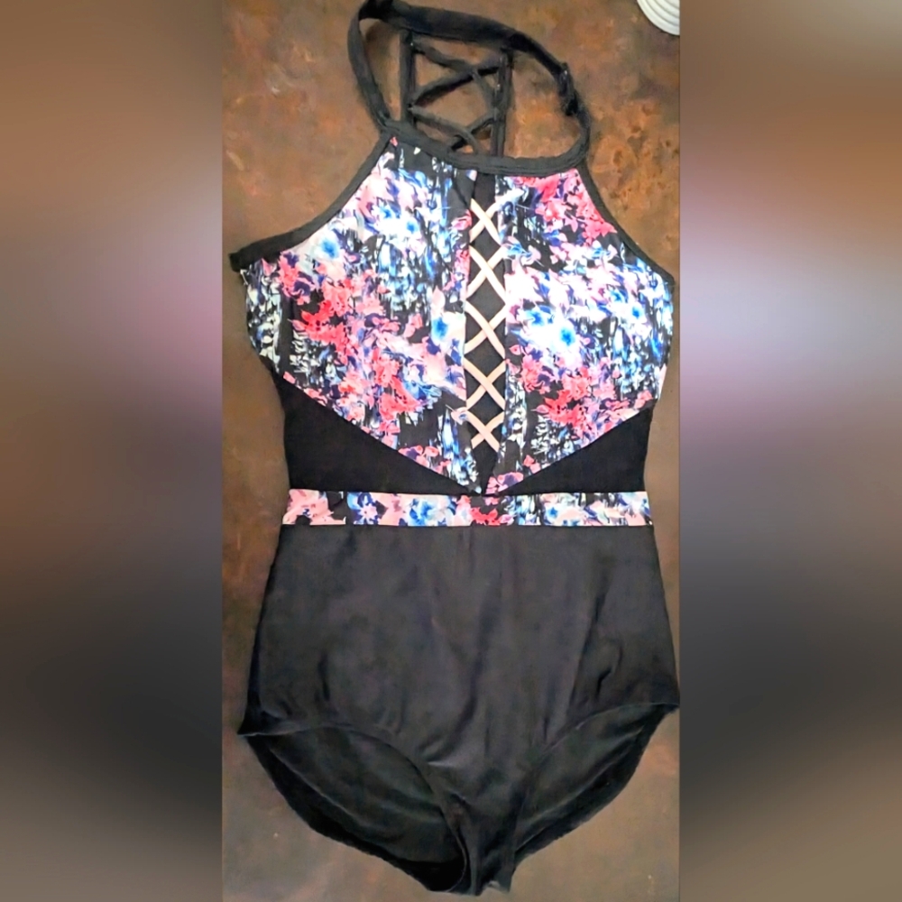 Floral Oh La La Dance Leotard